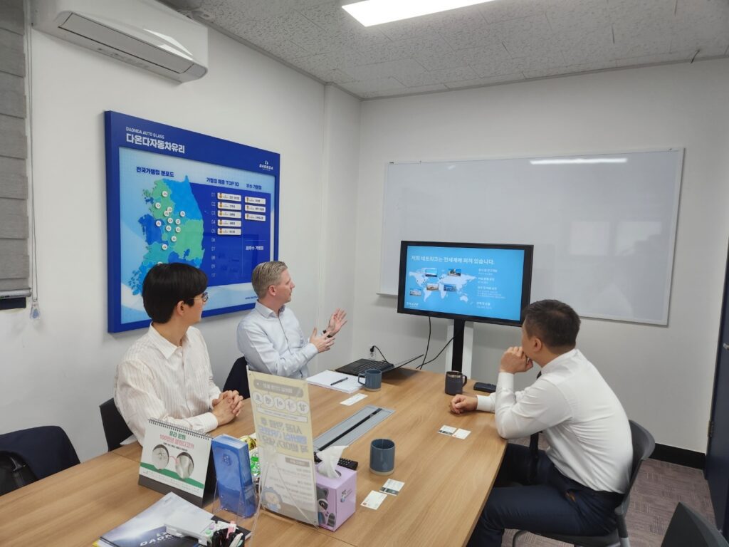 다온다자동차유리, 샤크솔루션즈와 국내 자원재순환 논의 첫 대면 2 한국자동차유리정비기술협회